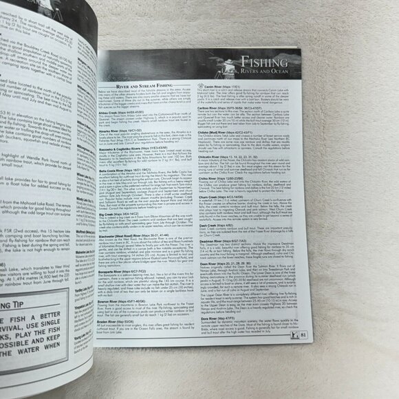 Cariboo Chilcotin Coast BC Backroad Mapbook - Spiralbound Book - Picture 3 of 7